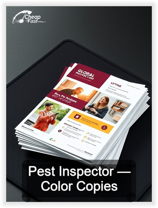Pest Inspector business card design sample