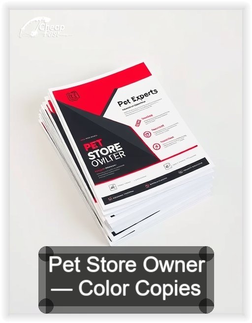 Pet Store Owner business card design sample
