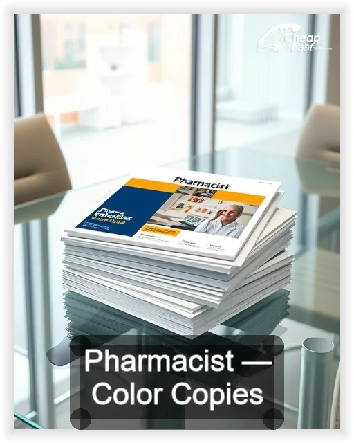 Pharmacist business card design sample