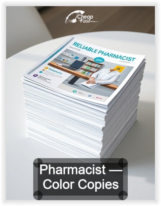 Pharmacist business card design sample