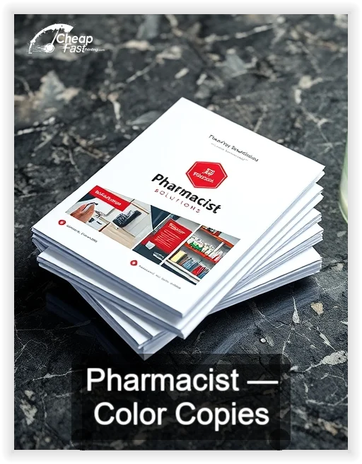 Pharmacist business card design sample