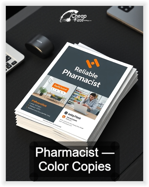 Pharmacist business card design sample