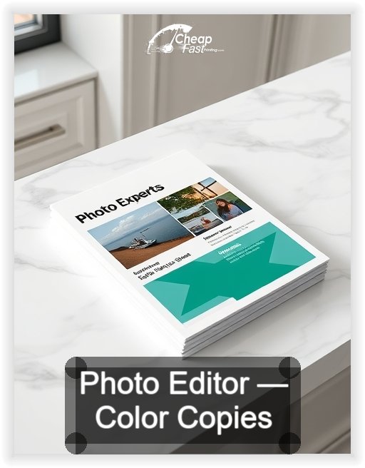 Photo Editor business card design sample