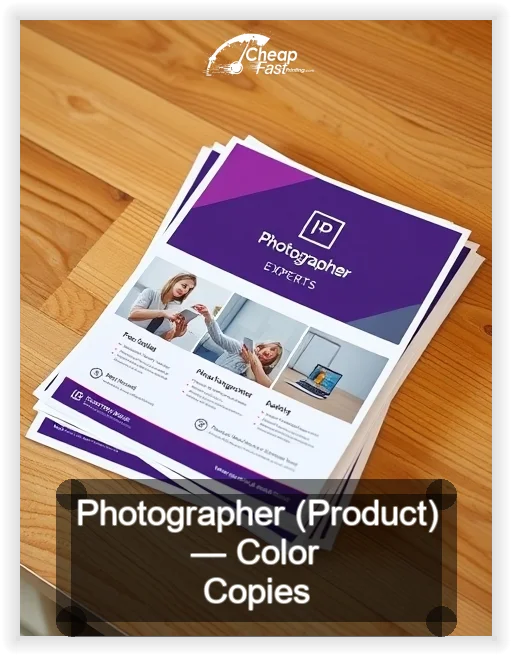 Photographer Product business card design sample