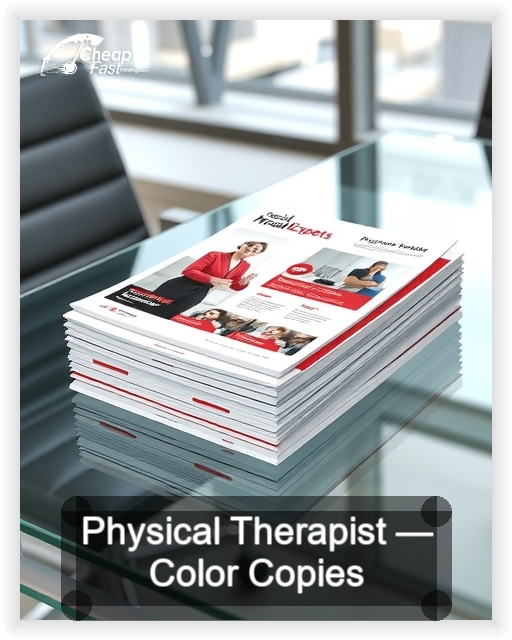 Physical Therapist business card design sample