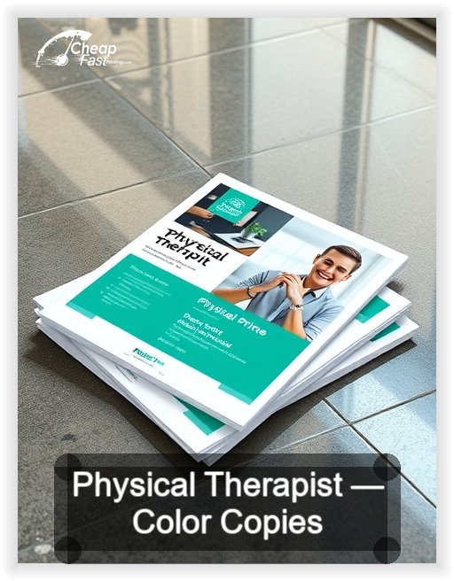 Physical Therapist business card design sample