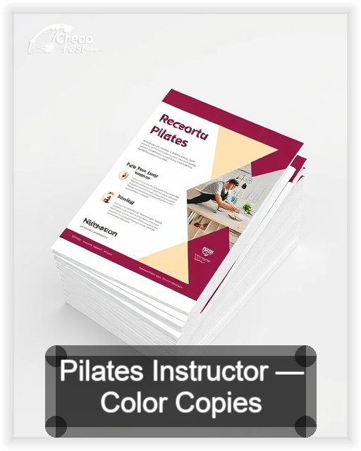 Pilates Instructor business card design sample
