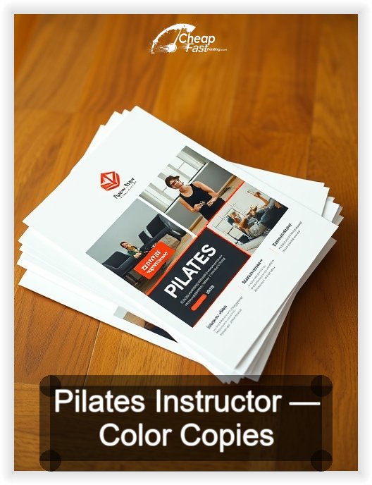 Pilates Instructor business card design sample