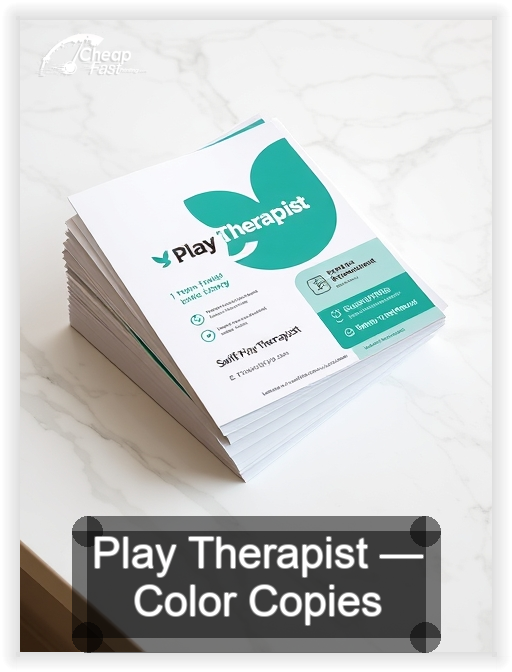 Play Therapist business card design sample