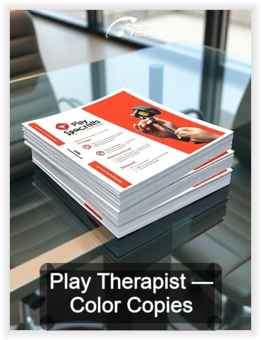 Play Therapist business card design sample