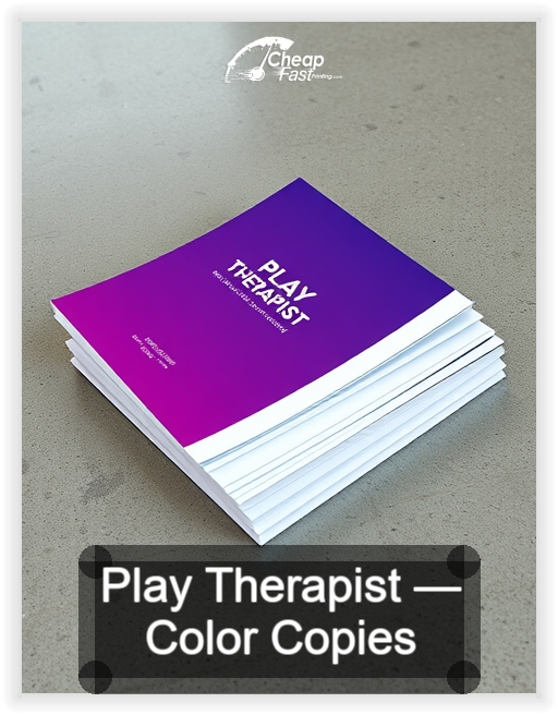 Play Therapist business card design sample