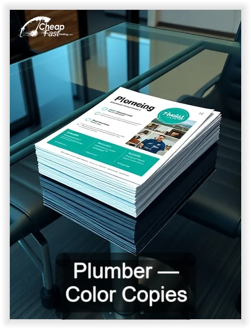 Plumber business card design sample