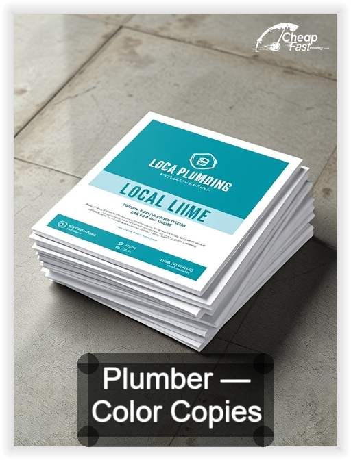 Plumber business card design sample