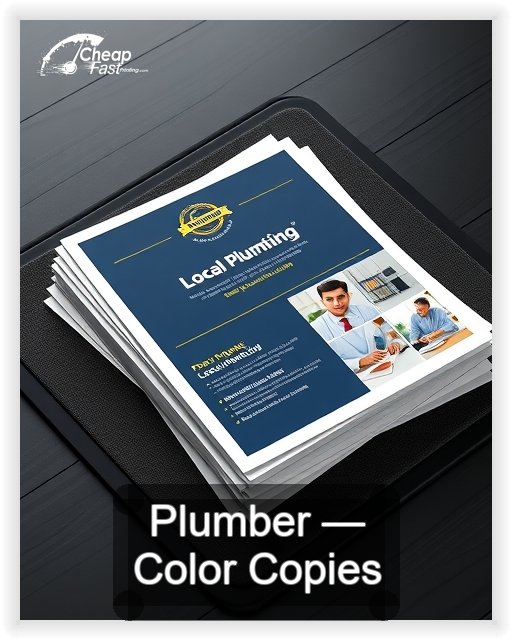 Plumber business card design sample