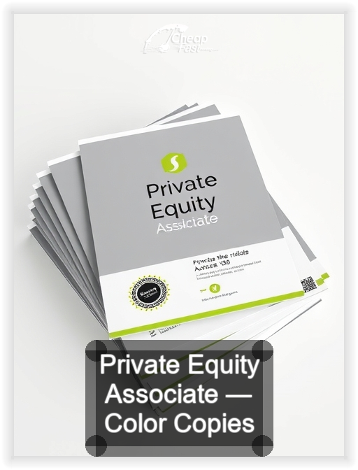 Private Equity Associate business card design sample
