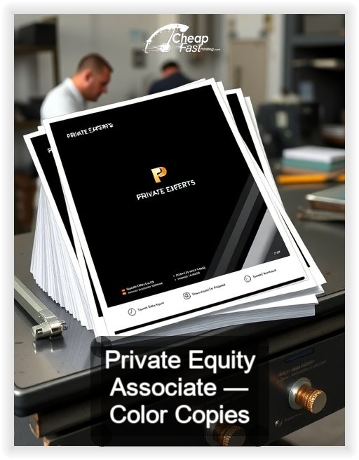 Private Equity Associate business card design sample