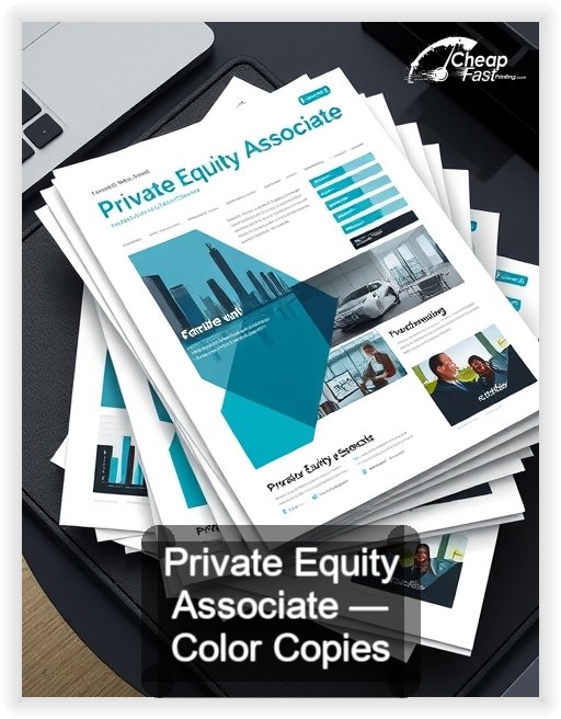Private Equity Associate business card design sample