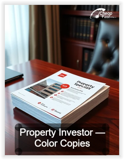 Property Investor business card design sample