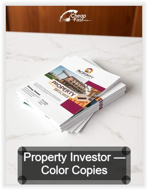 Property Investor business card design sample