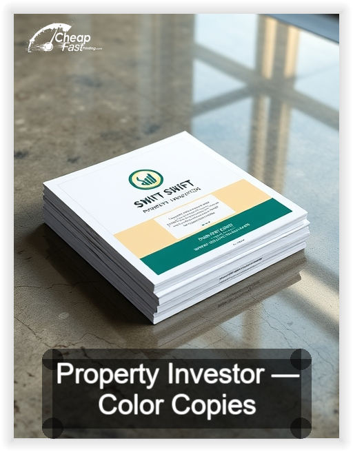 Property Investor business card design sample