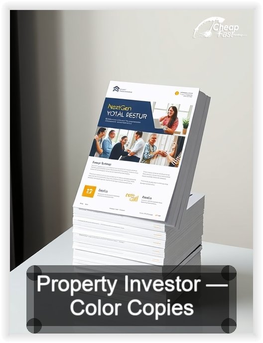 Property Investor business card design sample