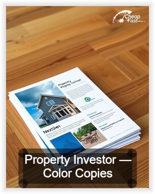 Property Investor business card design sample