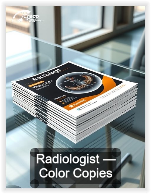 Radiologist business card design sample