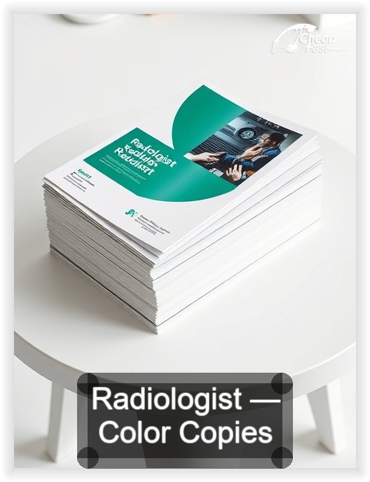 Radiologist business card design sample
