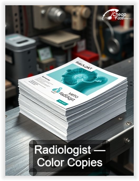 Radiologist business card design sample