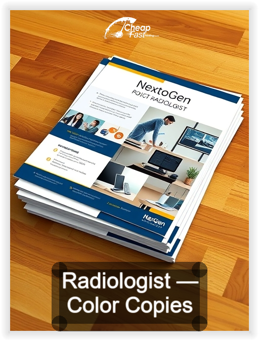 Radiologist business card design sample