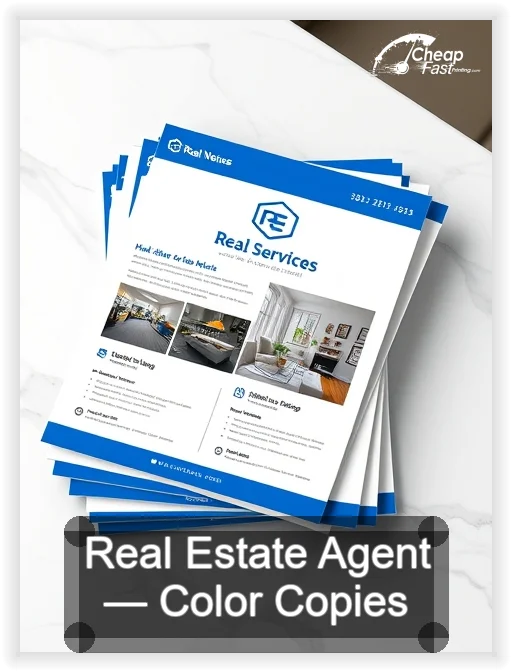 Real Estate Agent business card design sample