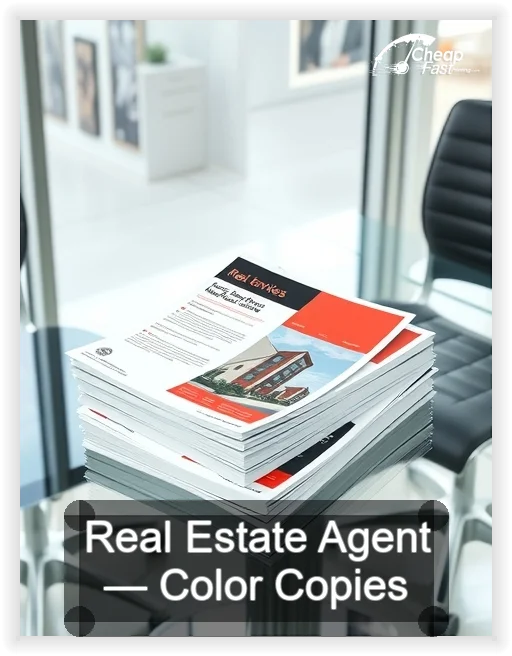 Real Estate Agent business card design sample