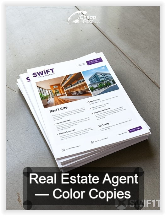 Real Estate Agent business card design sample