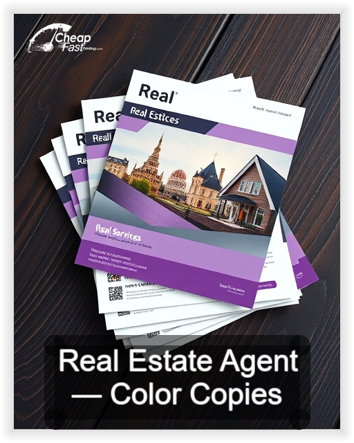 Real Estate Agent business card design sample