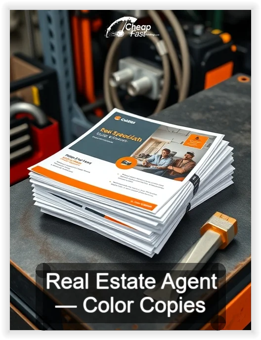 Real Estate Agent business card design sample