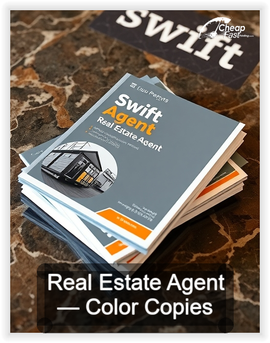 Real Estate Agent business card design sample