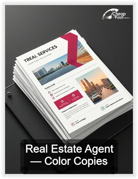 Real Estate Agent business card design sample