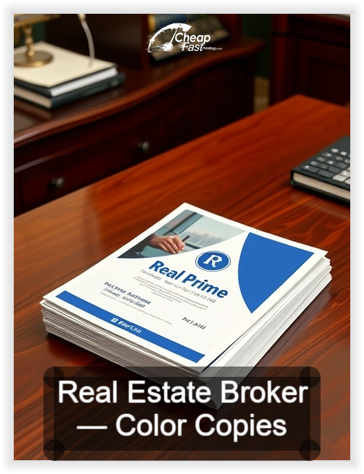 Real Estate Broker business card design sample