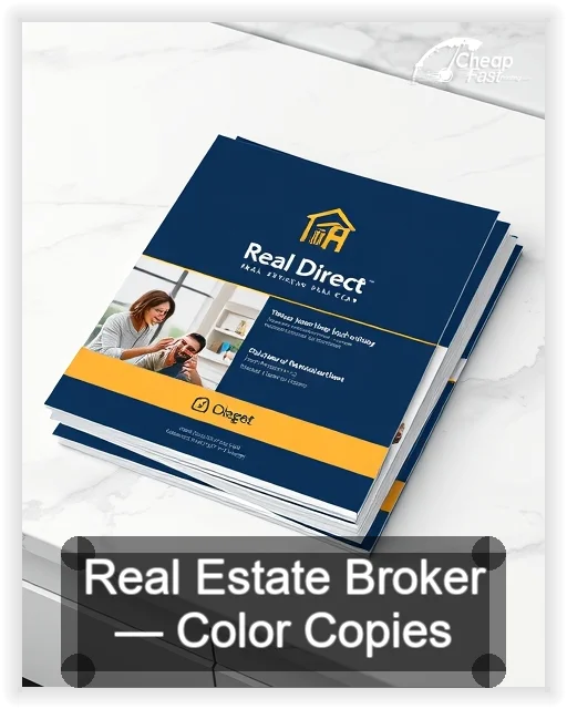 Real Estate Broker business card design sample