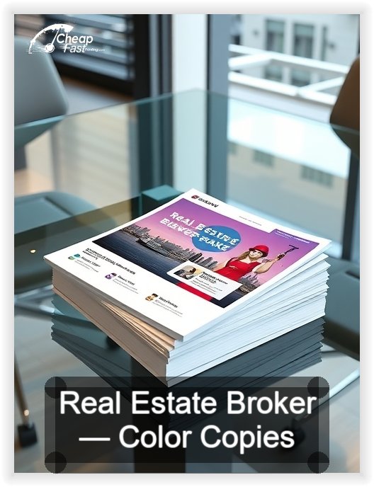 Real Estate Broker business card design sample