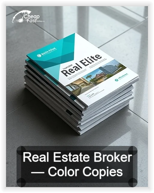 Real Estate Broker business card design sample