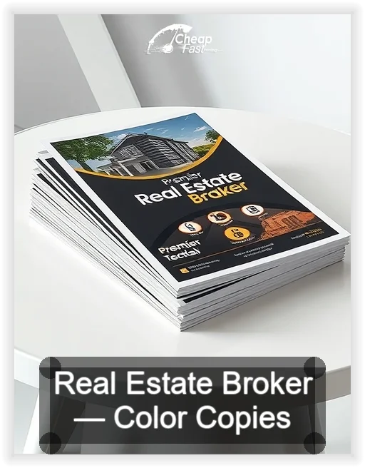 Real Estate Broker business card design sample