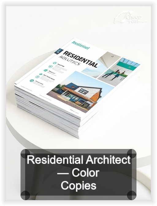 Residential Architect business card design sample