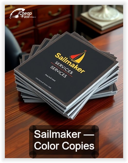 Sailmaker business card design sample
