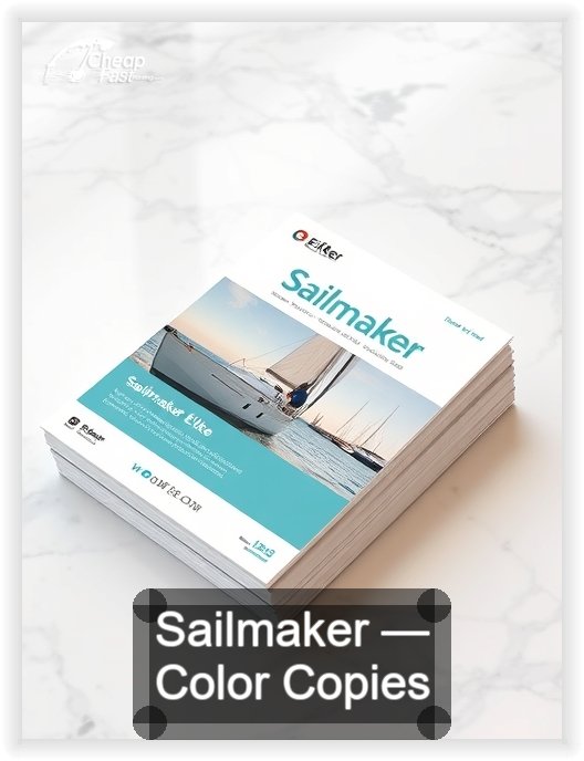 Sailmaker business card design sample