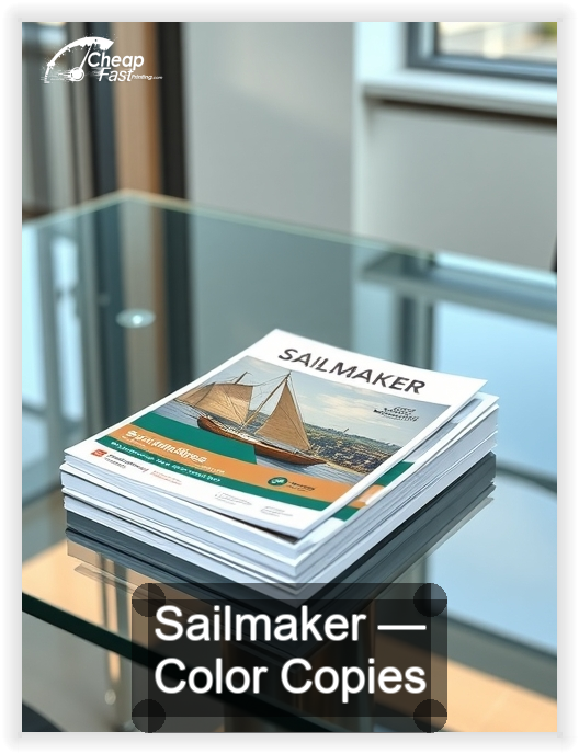 Sailmaker business card design sample