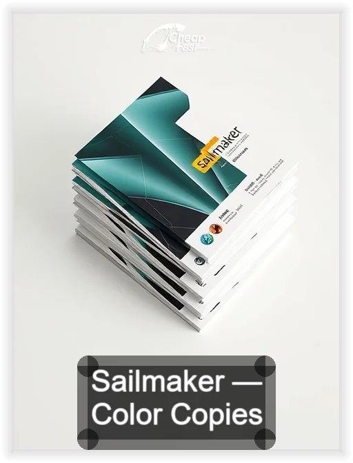 Sailmaker business card design sample