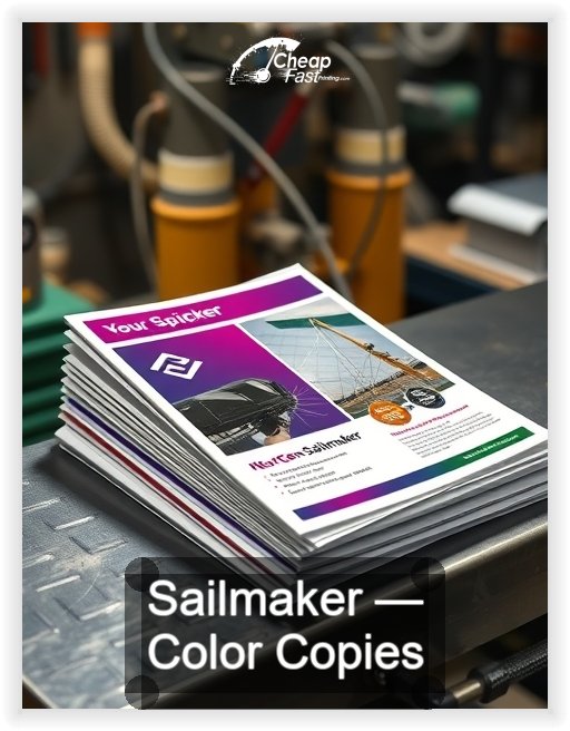 Sailmaker business card design sample