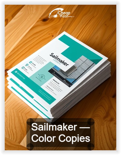 Sailmaker business card design sample