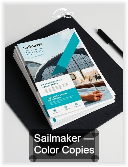 Sailmaker business card design sample